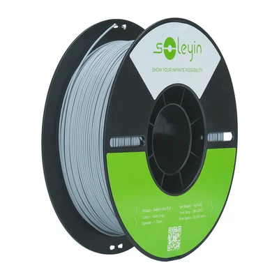 Filamento Soleyin Ultra Pla 1.75mm 1kg Matte Gray (cinza Fosco)