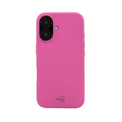 Capa Iphone 16,   Iplace, Silicone Essential, Pink