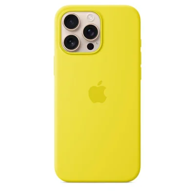 Capa De Silicone Com Magsafe Iphone 16 Pro Max, Apple, Carambola