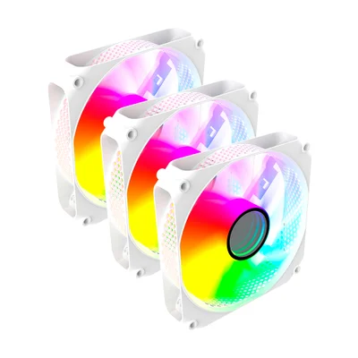 Kit 3 Fans RGB Clanm Snow Auster