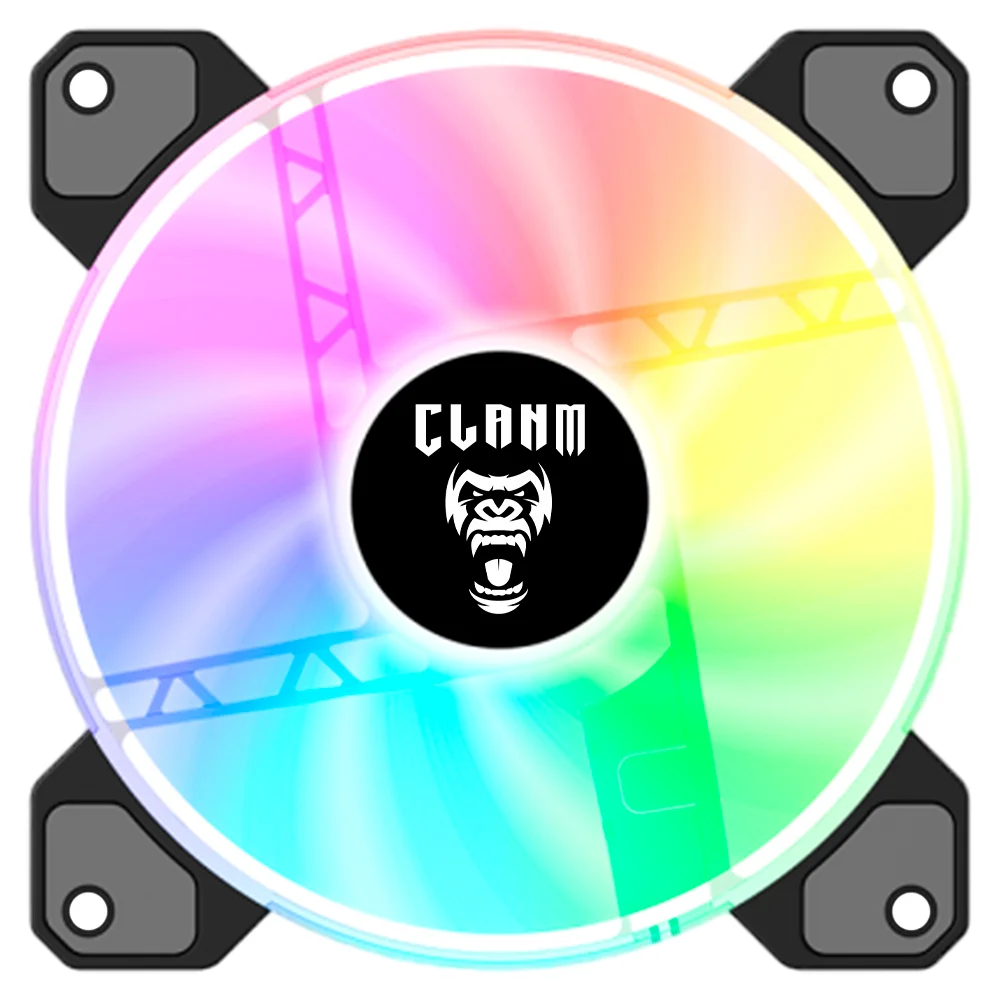 Kit 3 Fans RGB Clanm Vex 6