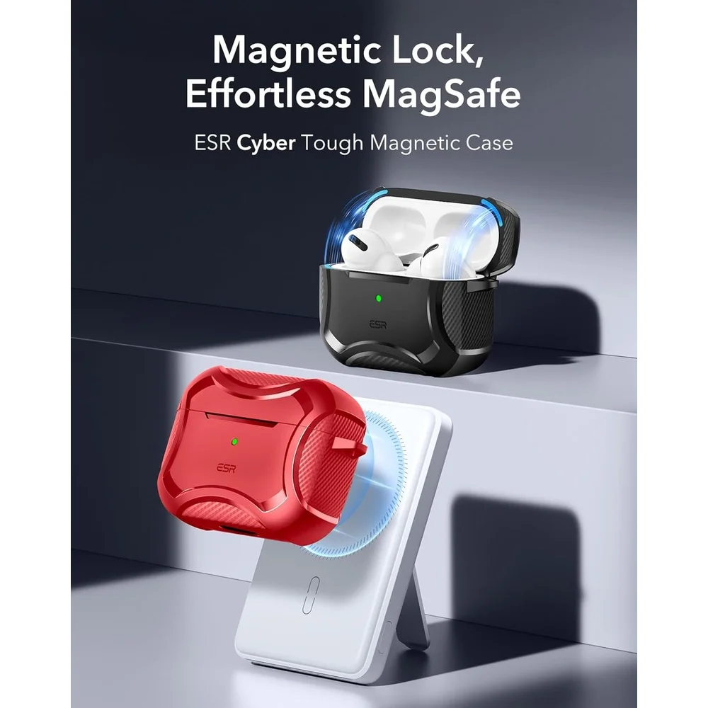 Imagem 5 de 5 do produto Capa Esr Airpods 4 (2024) Proteção Anti-queda Magsafe