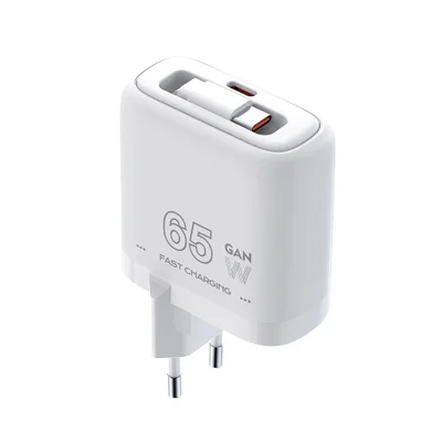 Carregador Rápido Life 65w 2 Usb-c Pd Celular E Tablet