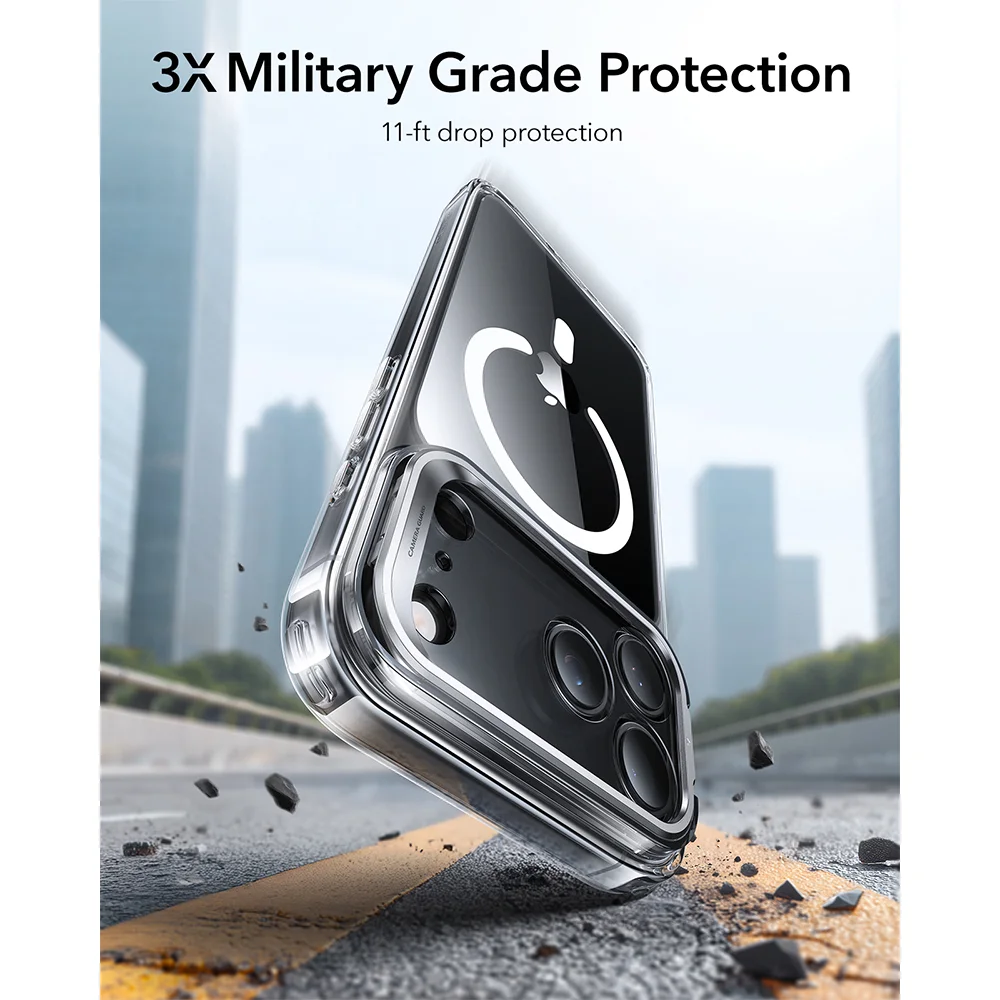Imagem 5 de 5 do produto Capa Esr Iphone 17 Pro Max Halolock Transparente Suporte