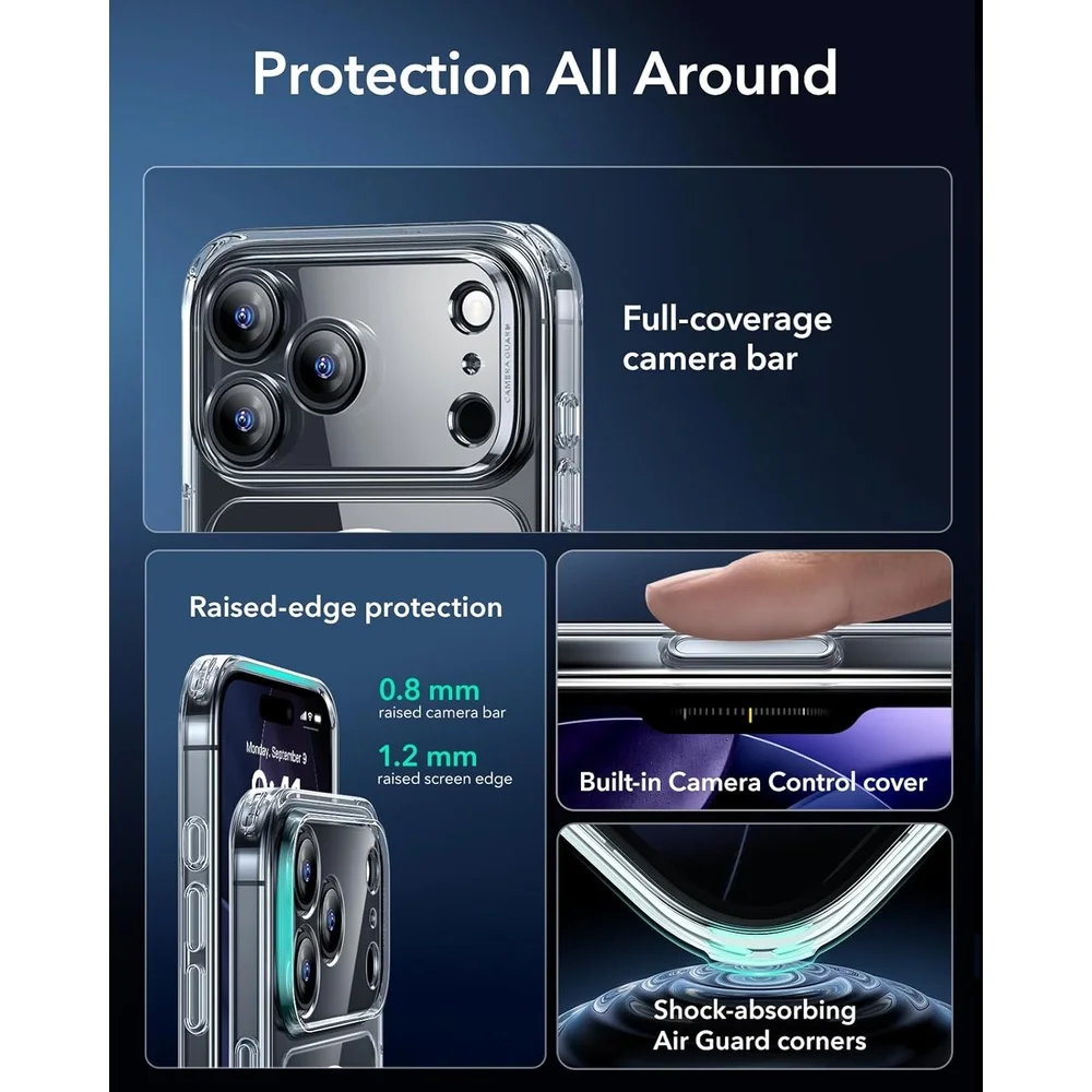 Imagem 5 de 5 do produto Capa Esr Iphone 17 Pro Max Magsafe Câmera + Protetor