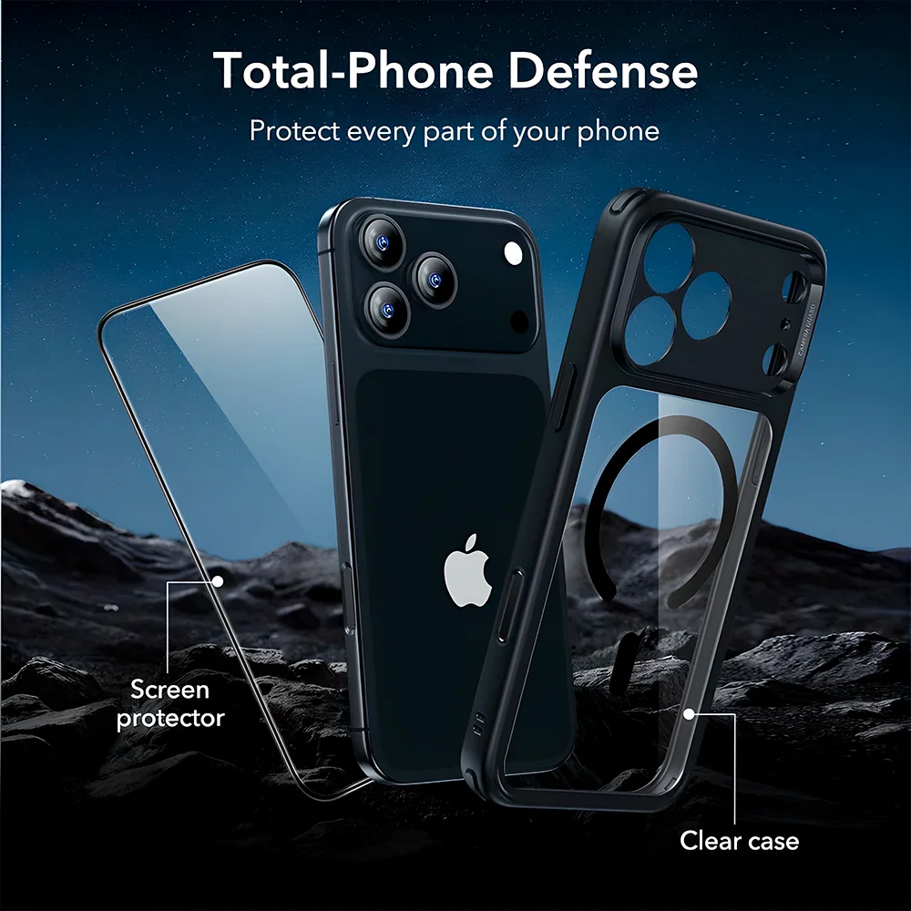 Imagem 2 de 5 do produto Capa Esr Halolock Iphone 17 Pro C/ Magsafe Proteção Híbrida