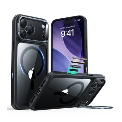 Capa Esr Iphone 17 Pro Max Halolock Híbrida C/ Suporte
