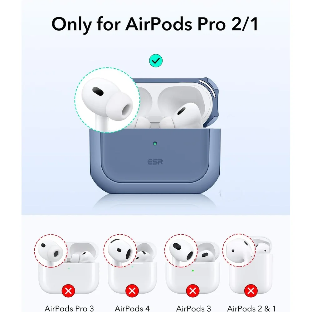 Imagem 4 de 5 do produto Capa Esr P/ Airpods Pro 2 Geração Magsafe Lanyard Azul