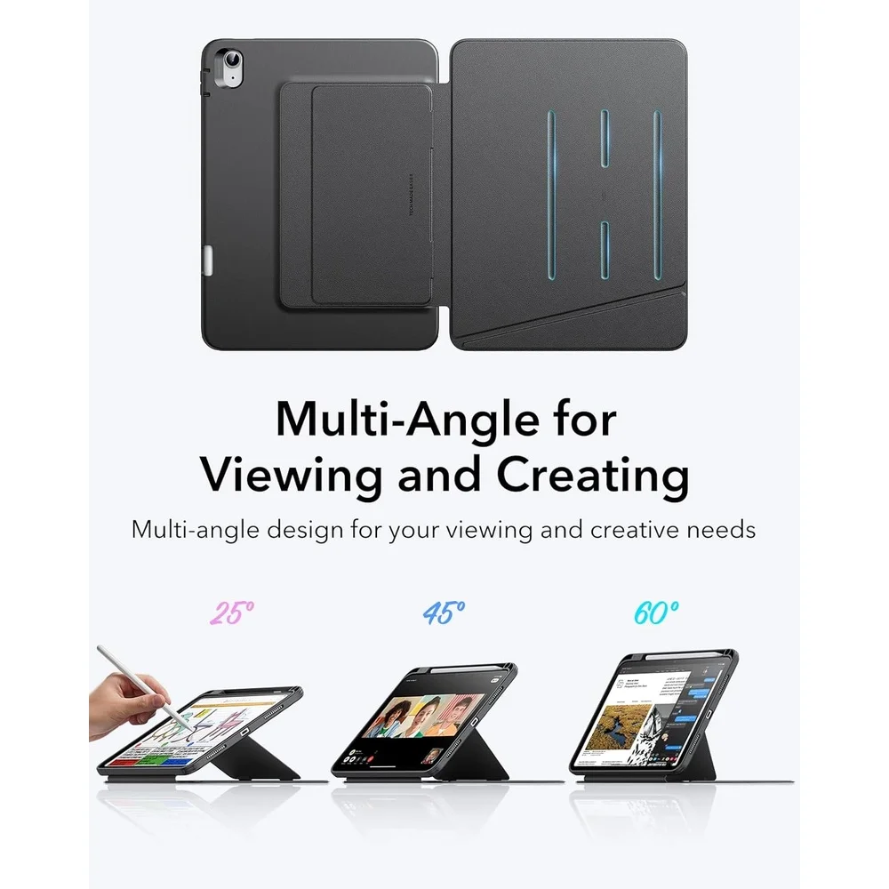 Imagem 3 de 5 do produto Capa Esr Flip Hybrid Ipad 11/10 Proteção Suporte Caneta