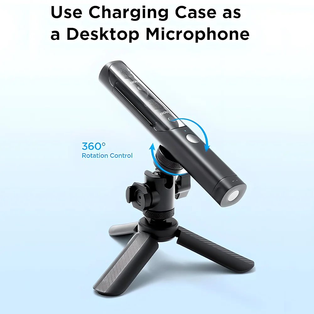 Imagem 4 de 5 do produto Suporte Mesa Microfone Boya Magic Mini Tripé Ajustável