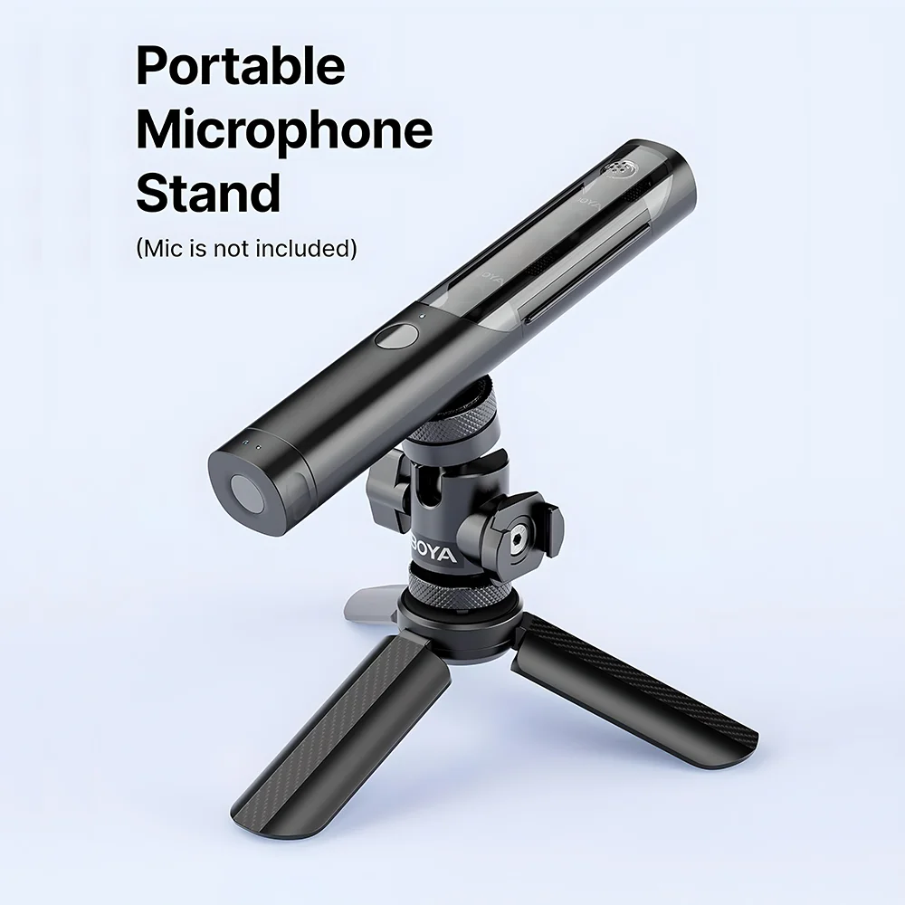 Imagem 5 de 5 do produto Suporte Mesa Microfone Boya Magic Mini Tripé Ajustável