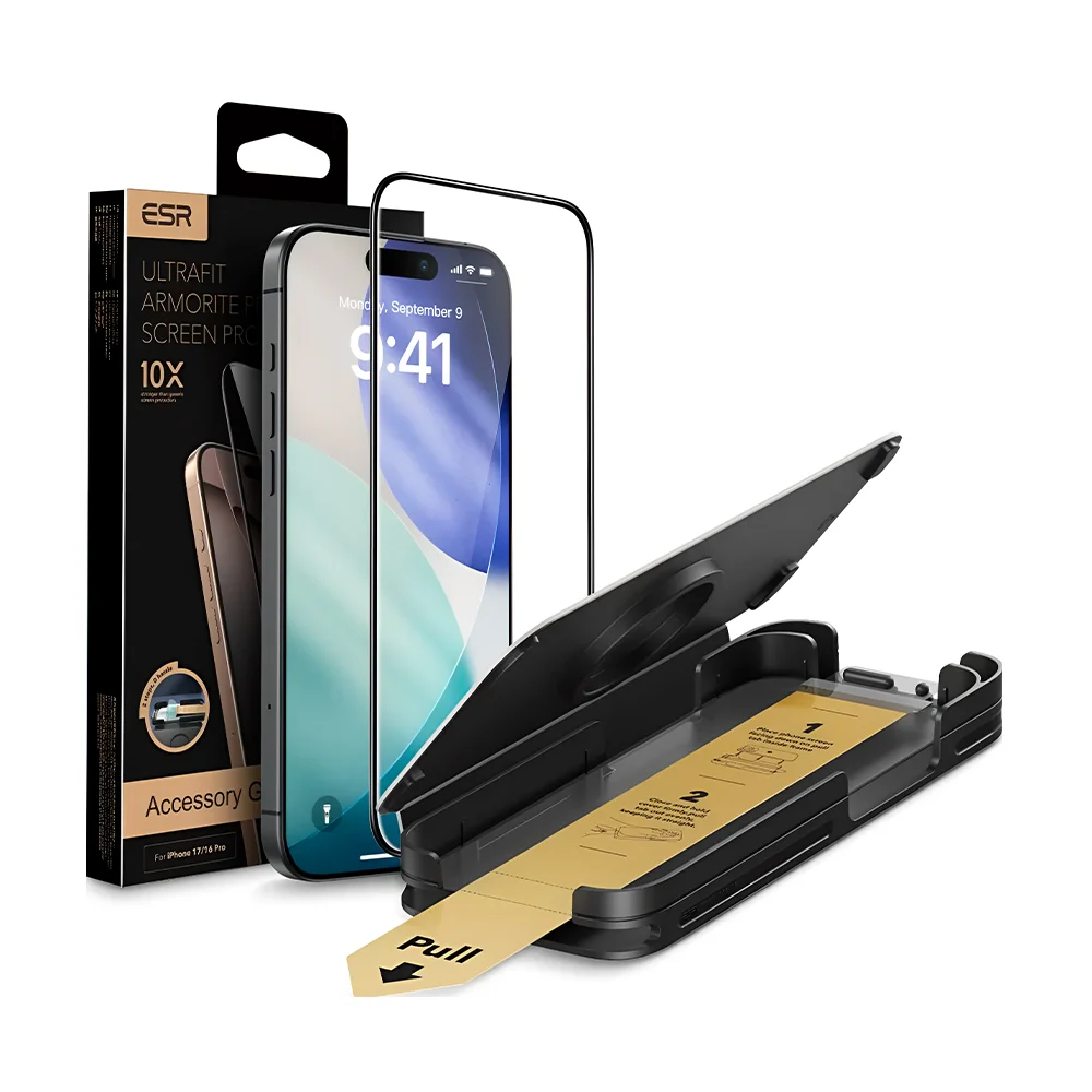 Imagem 1 de 5 do produto Película Para Iphone 17 Pro Max Esr Armorite Pro Corning