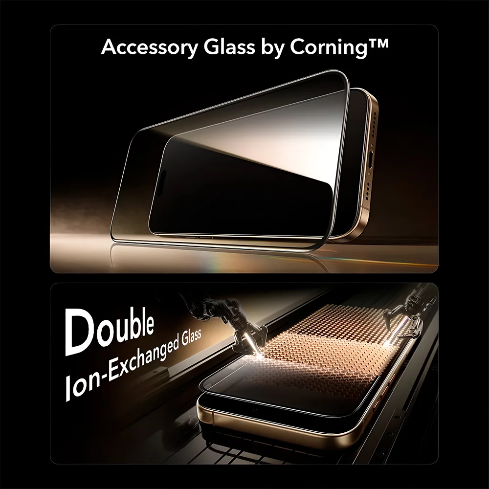 Imagem 4 de 5 do produto Película Para Iphone 17 Pro Max Esr Armorite Pro Corning