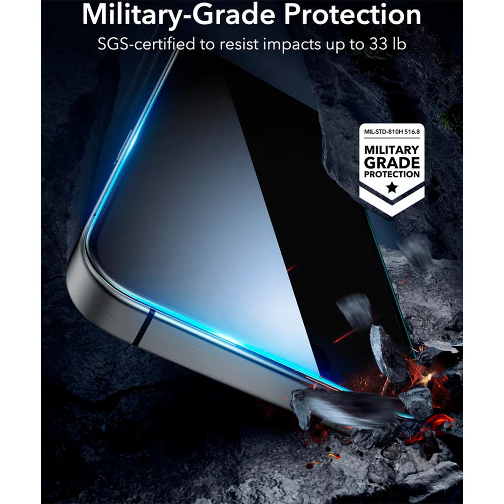 Imagem 5 de 5 do produto Película Esr Vidro Temperado Para Iphone 16 Pro Max