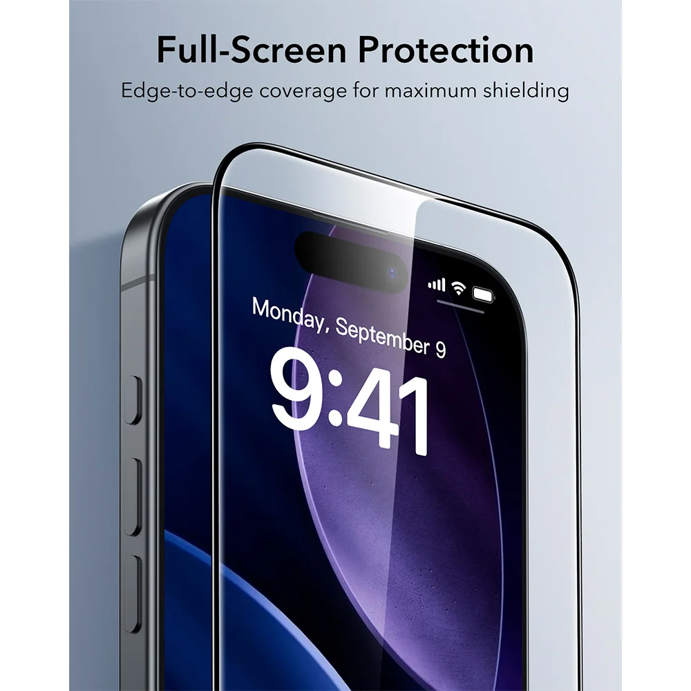 Imagem 4 de 5 do produto Película Esr Iphone 17 Pro Vidro Temperado Ultrafit Kit 2pçs