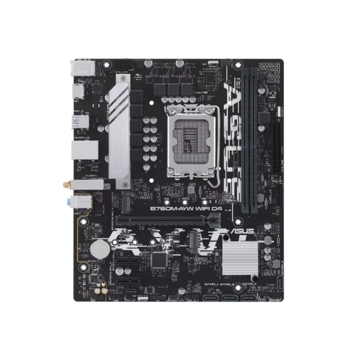 Placa Mãe Asus B760m-ayw Wifi D4, Intel LGA  1700, Matx, Wf/blt, Ddr4 - B760m-ayw Wifi D4 7