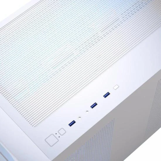 Imagem 3 de 5 do produto Gabinete Gamer Aerocool Atx P300c Branco Lateral Vidro