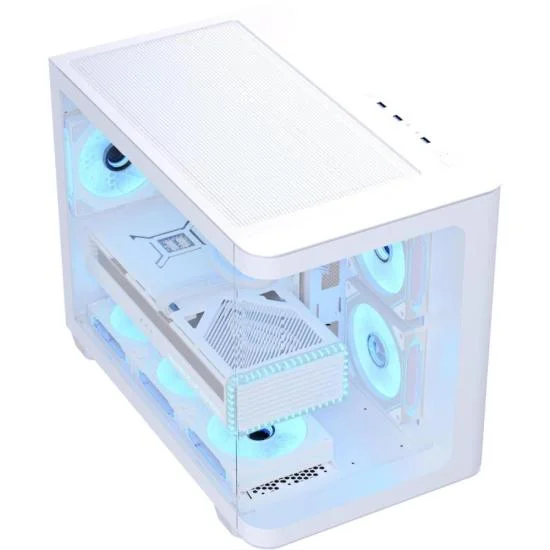 Imagem 5 de 5 do produto Gabinete Gamer Aerocool Atx P300c Branco Lateral Vidro