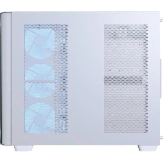 Imagem 2 de 5 do produto Gabinete Gamer Aerocool Atx P500c Branco Lateral Vidro