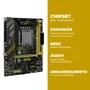 Placa-mãe Intel B760 LGA 1700 Micro-atx Suporte Nvme PCi-e 4.0 Slot Wi-fi M.2
