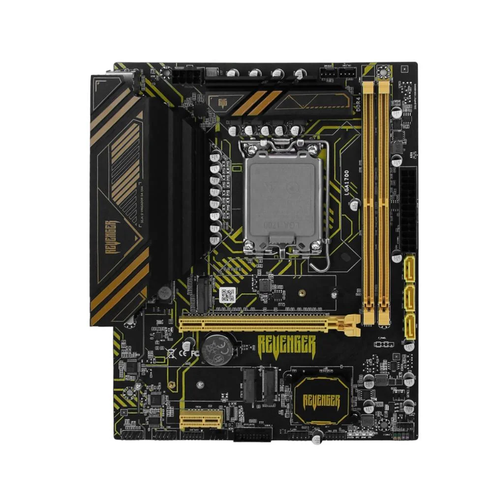 Placa-mãe Intel B760 LGA 1700 Micro-atx Suporte Nvme PCi-e 4.0 Slot Wi-fi M.2 4