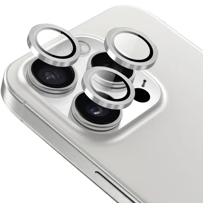 Película Para Câmera Iphone 16 Pro/ 16 Pro Max,   Iplace, Aro Silver