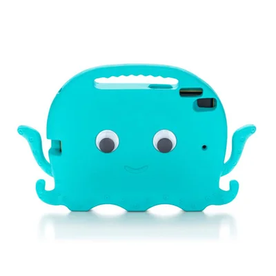 Capa Ipad Kids, Com Suporte De Carro, Polvo Azul,   Iplace