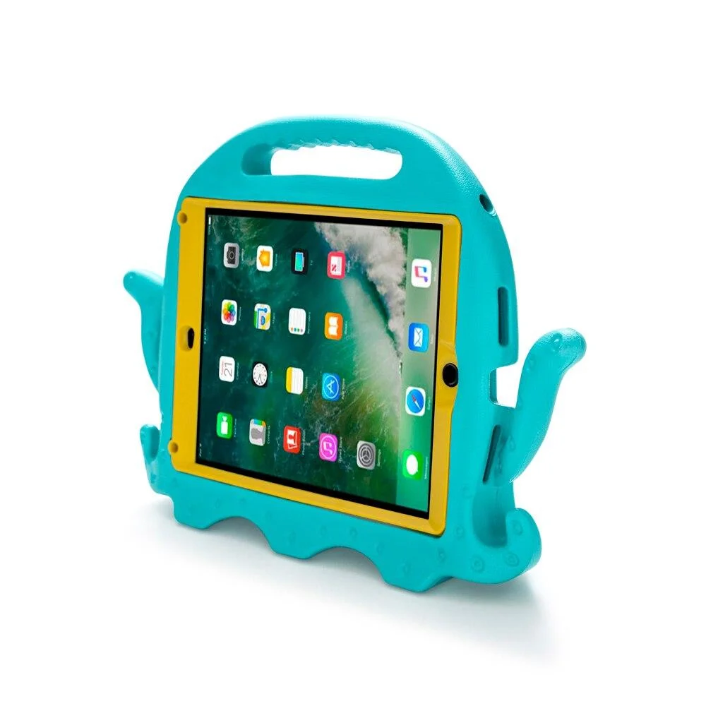Imagem 3 de 5 do produto Capa Ipad Kids, Com Suporte De Carro, Polvo Azul,   Iplace