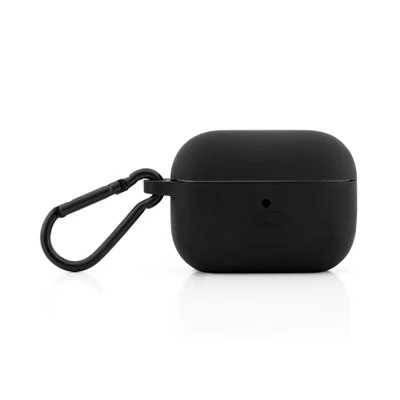 Case Airpods Pro (2ª Geração)   Iplace, Linha Beagá, Silicone, Preto Ônix