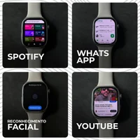 Relógio Smartwatch 4g Horizon Lite AmoLED C/câmera Giratória Preto 14