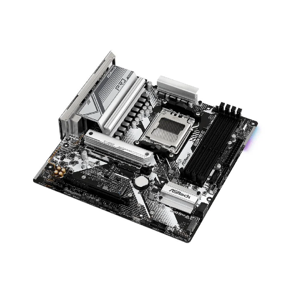 Imagem 5 de 5 do produto Placa Mãe Asrock B650m Pro Rs Am5 4xDDR5 Chipset Amd B650 Matx