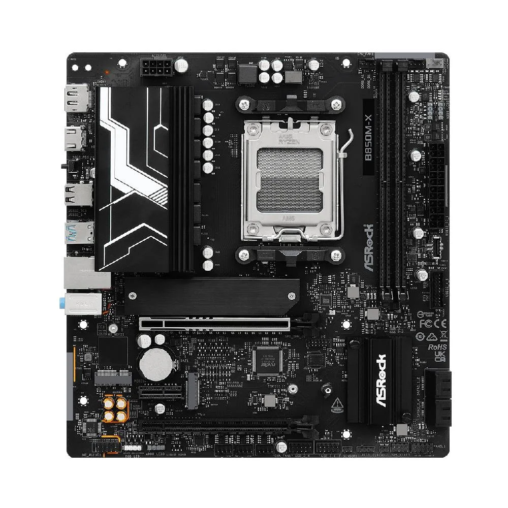 Imagem 4 de 5 do produto Placa Mãe Asrock B850m-x R2.0 Am5 2xDDR5 Chipset B850 Matx