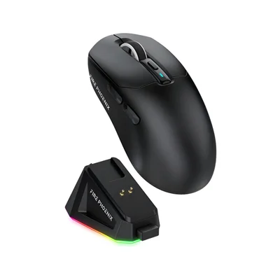 Mouse Gamer Bluetooth Tri Mode 24000dpi Paw3311 Bk-r3x Fire Phoenix