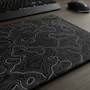 Mouse Pad Gamer Cm02 450x400mm Preto Abstrato - Atwe Eletrônicos
