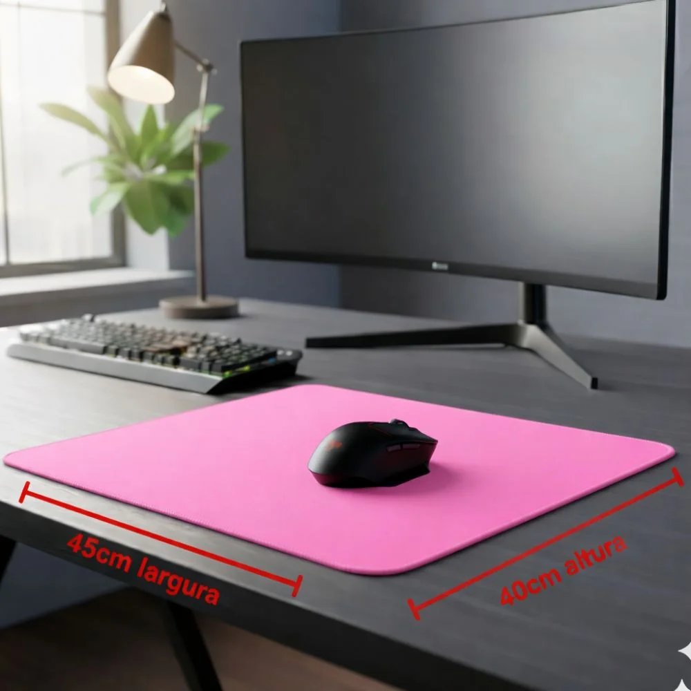 Imagem 4 de 5 do produto Mouse Pad Gamer Personalizado Cm02 450x400mm Rosa - ATWE Eletrônicos