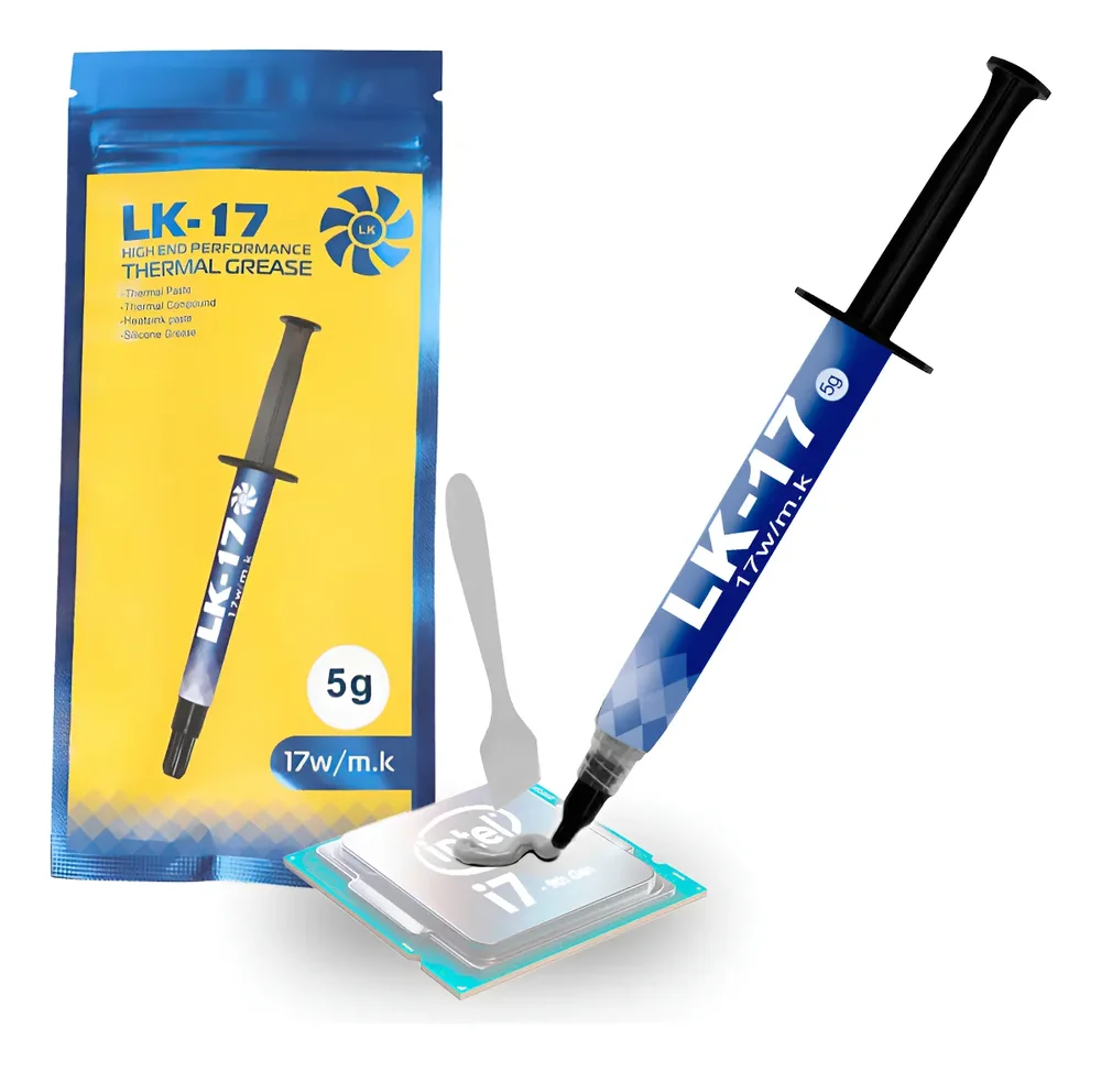 Pasta Térmica 17w Mk Lk 17 + Grafeno 5g Maior Condutividade 4