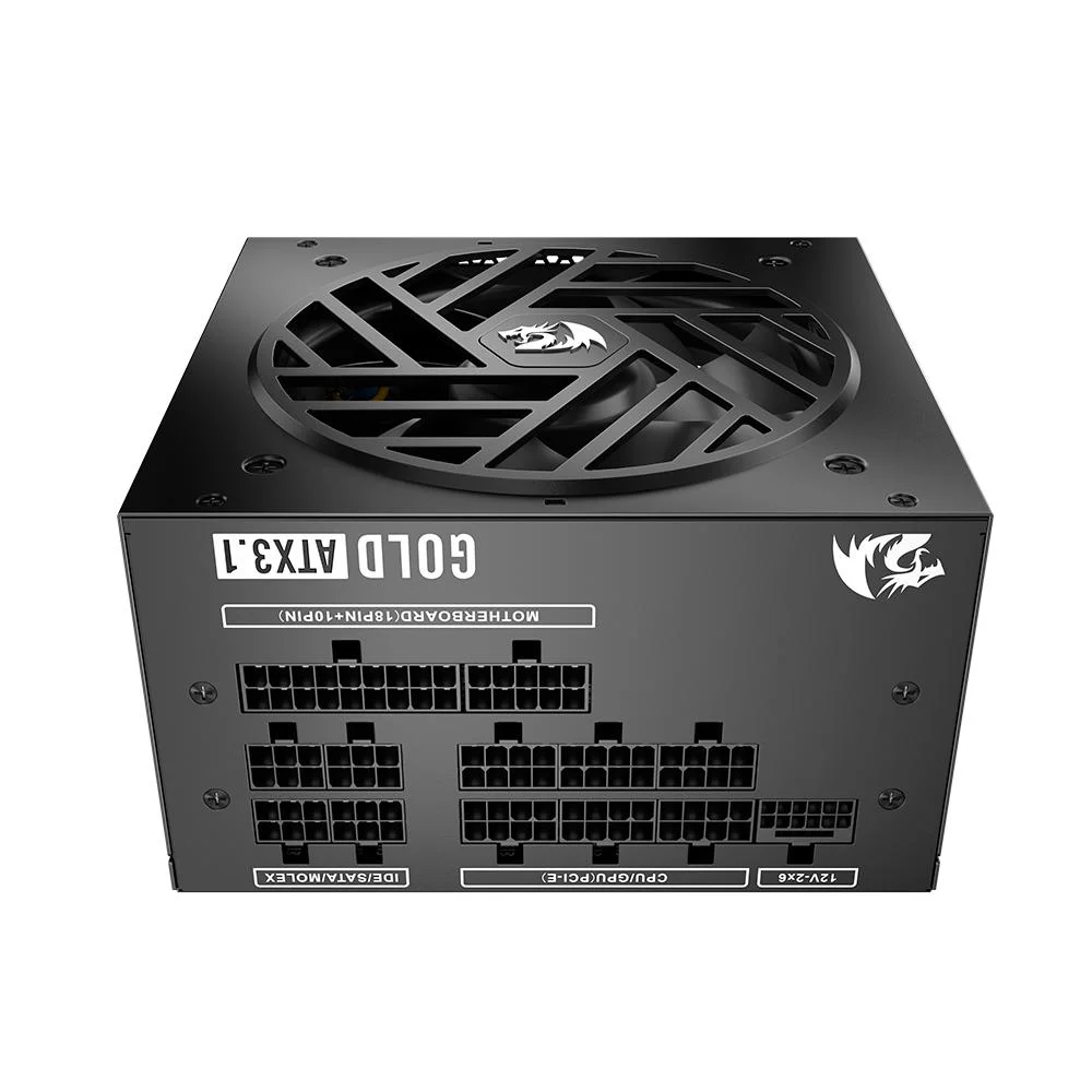 Imagem 4 de 5 do produto Fonte Gamer Redragon Master Rgms 850w 80 Plus Gold Full Modular Preto