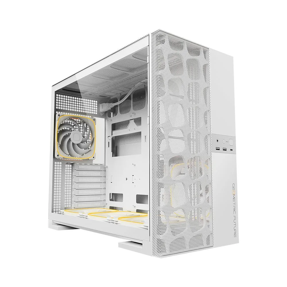 Imagem 5 de 5 do produto Gabinete Gamer Geometric Future Model 5 Vent Com 5 Fans ARGB Branco