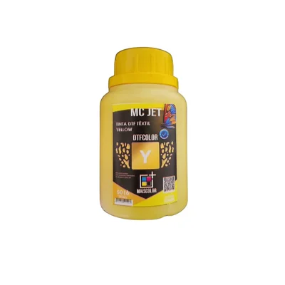 Tinta Dtf Textil Mcjet Yellow 250ml Para Impressoras E Plotter Dtf