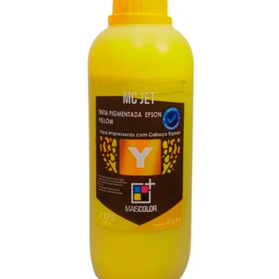 Tinta Mc Jet Pigmentada Yellow Para Epson
