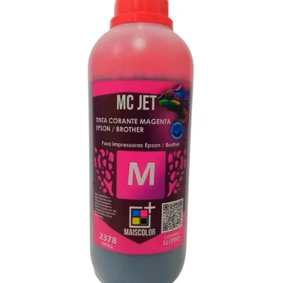 Tinta Mc Jet Corante Magenta 1 Lt Para Impressoras Epson