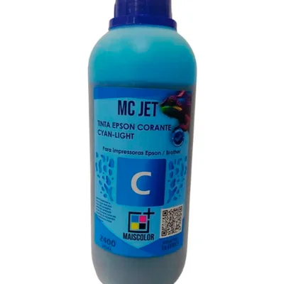 Tinta Mc Jet Corante Cyan-light 1 Lt Para Impressoras Epson