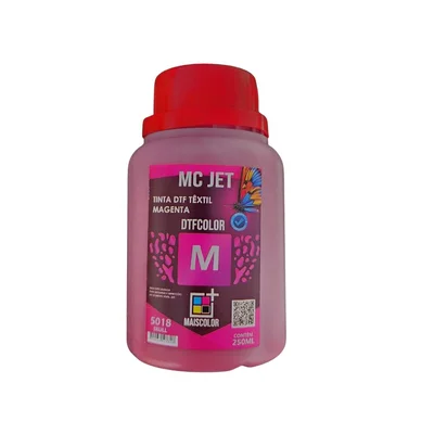 Tinta Dtf Textil Mcjet Magenta 250ml Para Impressoras E Plotter Dtf