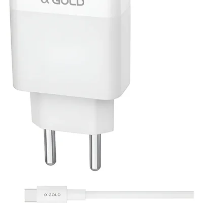 Carregador Ca15-3 Usb Tipo-c Turbo 1m Carregamento Rápido Branco