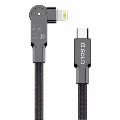 Cabo De Dados Carregador A'gold Usb-c Para Iphone 30w (cb90)