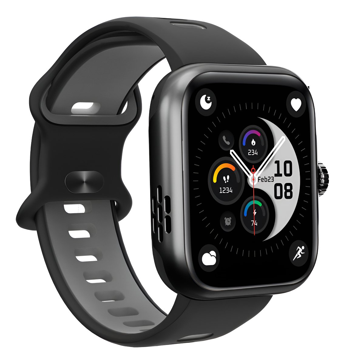 Smartwatch Action Gps Alexa A Prova D'3atm Compatível Strava Cor Preto