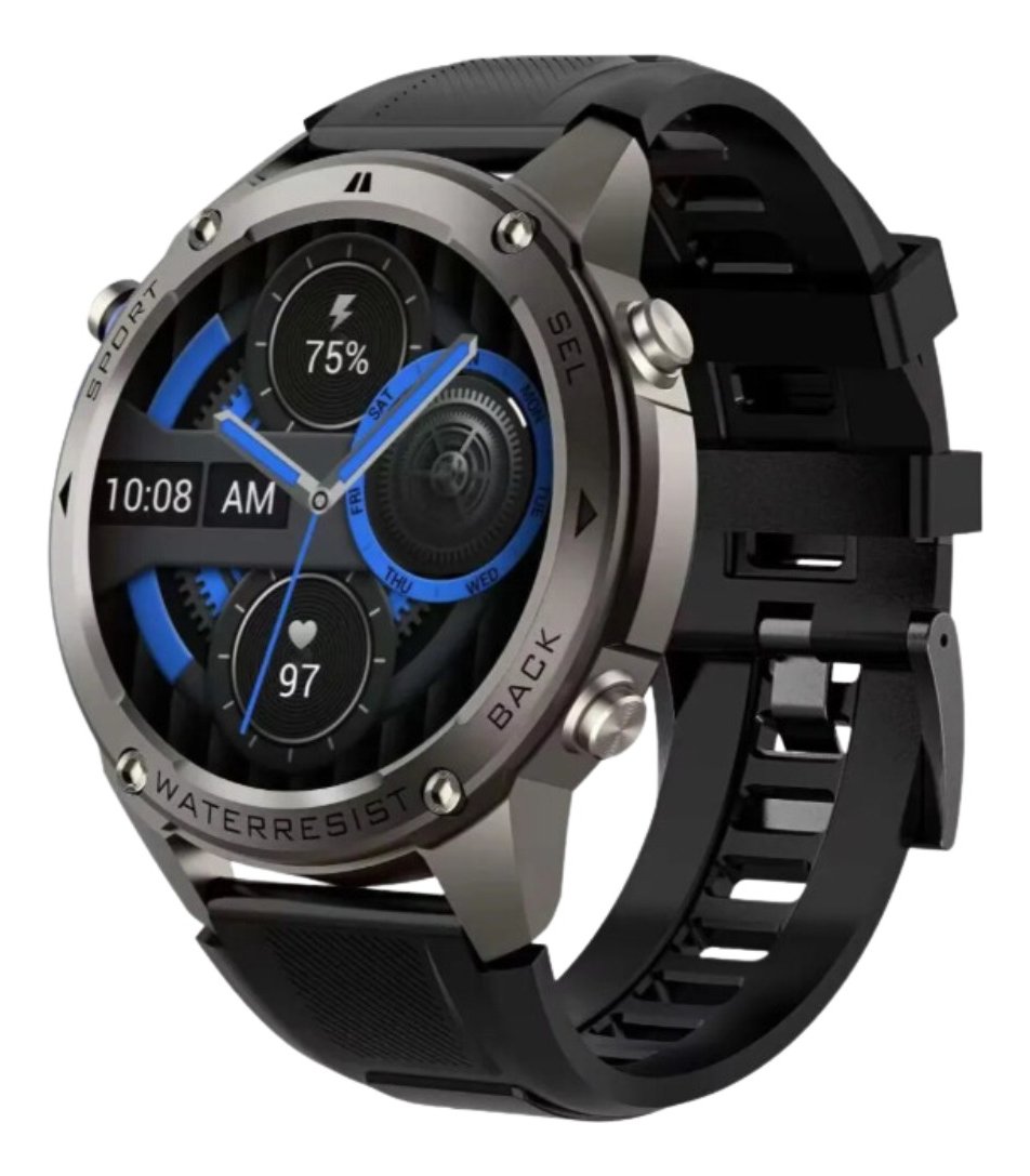 Smartwatch Brave Prova D'água Strava Gps 10 Dias De Bateria - Cor Preto