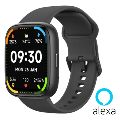 Smartwatch Pulse A Prova D' Água Bateria De Longa Duração - Cor Preto
