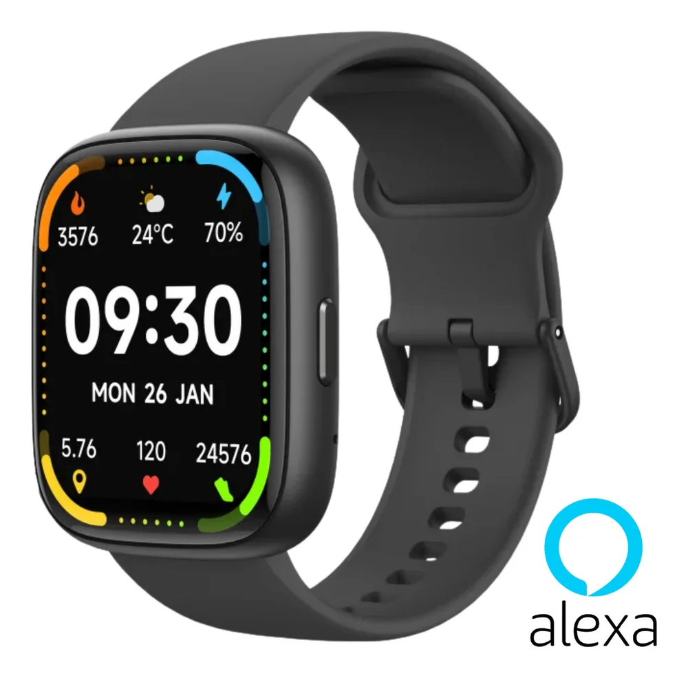 Smartwatch Pulse A Prova D' Água Bateria De Longa Duração - Cor Preto
