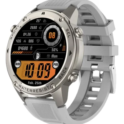 Smartwatch Brave Prova D'água Strava Gps 10 Dias De Bateria - Cor Prata